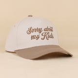 Sorry about my kids two tone snapback hat