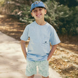 Youth Billfish Lined Performance Short - Olive