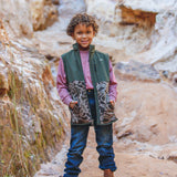 Southern Marsh Youth Billings FieldTec Vest - Camo - Brown