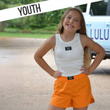 Lulu Mac TN ORANGE KIDS SHORTS