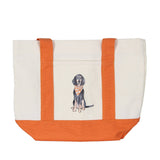Sitting Bluetick Coonhound Tennessee Tote