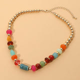 Chunky Mixed Beaded Necklace