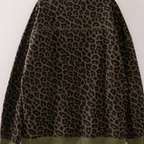 Leave it to leopard  Crew Neck Sweatshirt