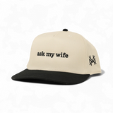 Ask my wife Snapback Hat