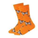 Kids Orange Coonhound Socks
