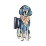 Sitting Bluetick Coonhound Hair Clip