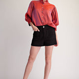 Scallop Detail Pocket Colette Shorts