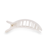 Round Flat Hair Clip | Large | Coconut White