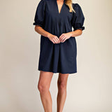 Puff Sleeve Mini Dress