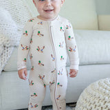 Convertible Bamboo Zip Romper | Little Mallard