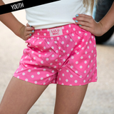 Lulu Mac Kids Polka Dot Shorts – Pink & Light Pink