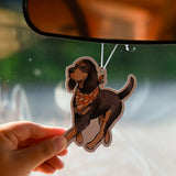 Bluetick Coonhound Standing Air Freshener