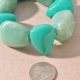 Color Pop Resin Bead Stretch Bracelet Set