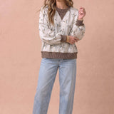 Duck Camo Exposed Seam Sweatshirt