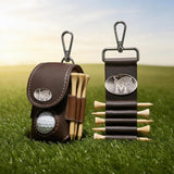 Brown 2-Ball 3-Tee Holder