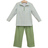 Basin Plaid Evan Pullover Pants Set