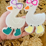 Goose with Boots Car Freshie 