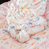 Ruffle Bamboo Zipper Footie | Loosey Goose