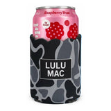 LULU MAC Black Camo Koozie