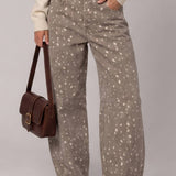 Bambi Fawn Barrel Print Pants