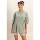 Oversized Mineral Wash T-Shirt