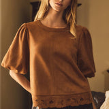 Autumn Ridge Linen Blend Top