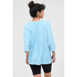 Pigment Dye Oversized Half-Sleeve T-Shirt