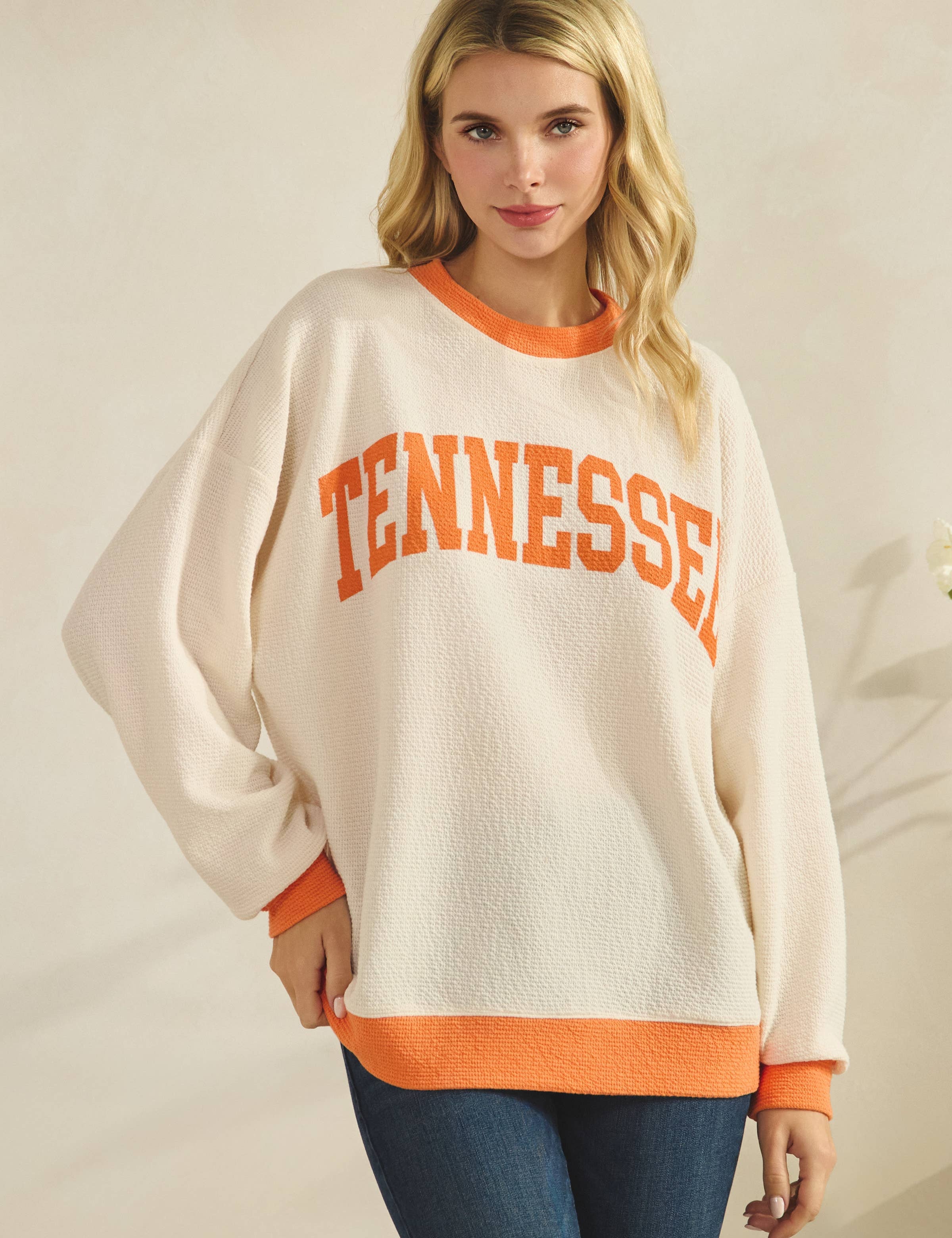 Tennessee Varsity Ribbed Top