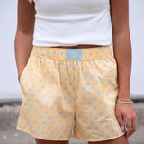 Lulu Mac Polka Dot Shorts – Butter & Light Blue