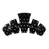 Classic Black Polka Dot Party Large Claw Clip