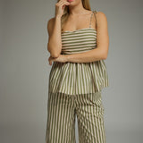 Falling For You Striped Set