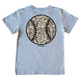 Boys' Camo Baseball Short-Sleeve Tee