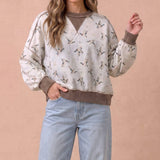 Duck Camo Exposed Seam Sweatshirt