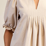 Puff Sleeve Mini Dress