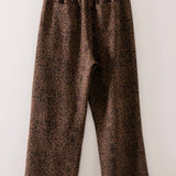 Leopard Print Parachute Pants