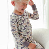 Two-Piece Bamboo Pajama Set | Camo Cutie