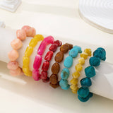 Bohemian Resin Nugget Stretch Bracelet