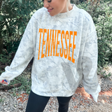 Camo Mockneck- TENNESSEE-orange ink