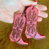 Cowgirl Boot Car Freshie