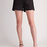 Scallop Detail Pocket Colette Shorts
