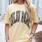 Lulu Mac Mossy Oak Bottomland Adult Butter Comfort Colors Tshirt