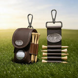 Brown 2-Ball 3-Tee Holder