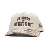 I'm Friendly My Wife is Not Snapback Hat