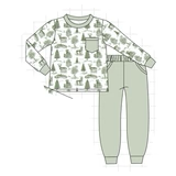 Sage tree pocket jogger set