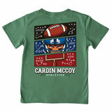 Cardin McCoy Kids' Football Grid Short-Sleeve Tee