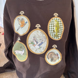 Duck Hunting Frame Graphic Sweatshirt
