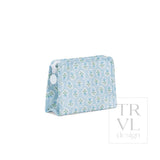 Roadie Medium Zip Pouch - Petite Fleur Blue