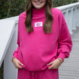 Lulu Mac Longsleeve Terry Cloth Top