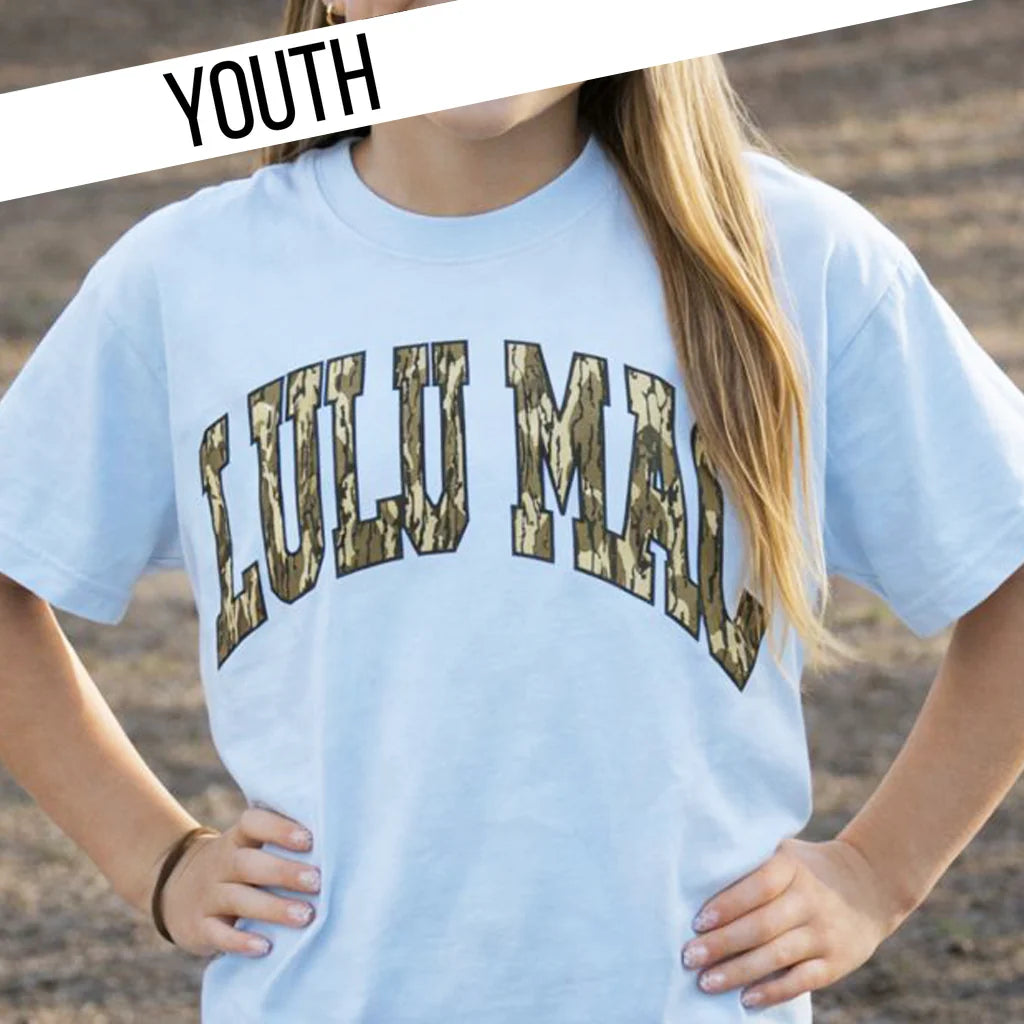 Youth Mossy Oak Bottomland  Tee - Lulu Mac